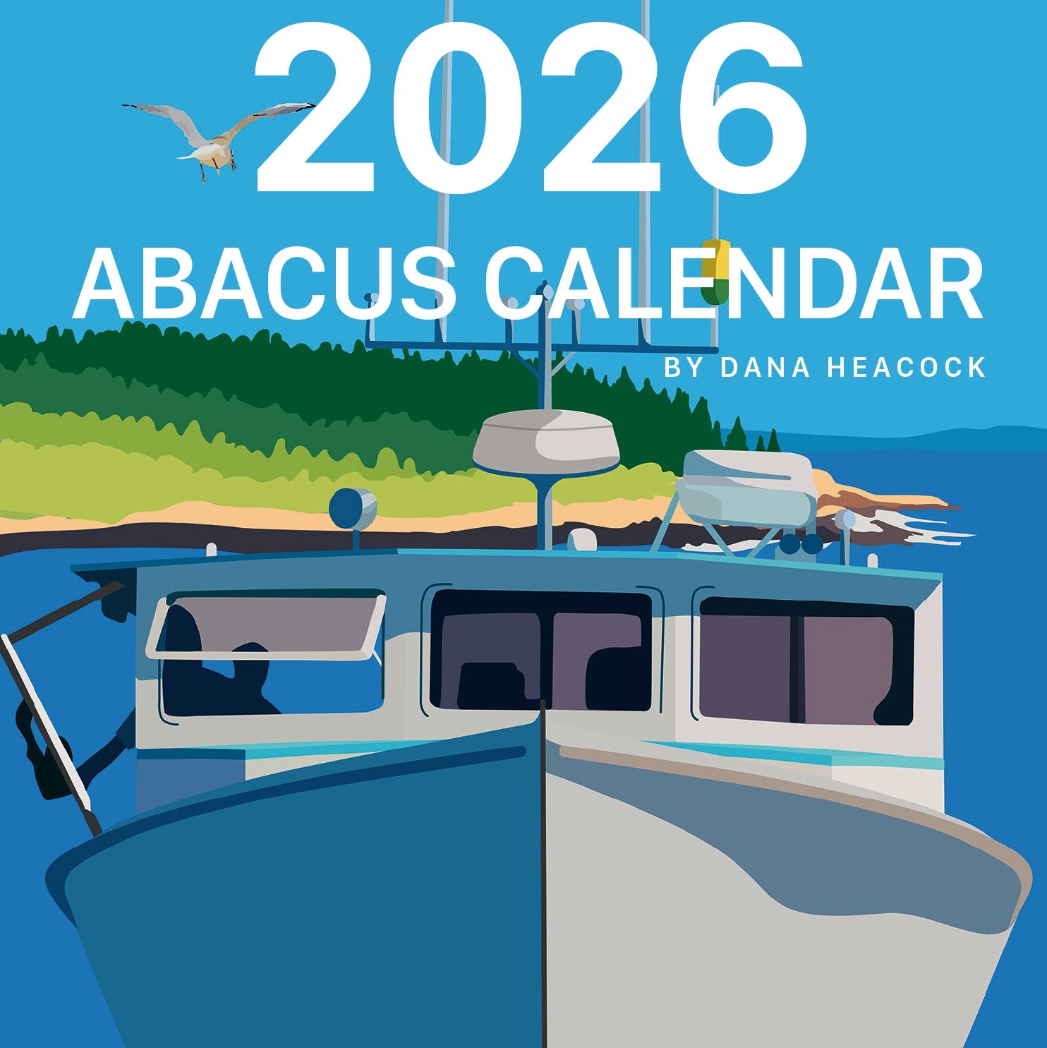 2026 5x7 Desk Calendar – Abacus Gallery