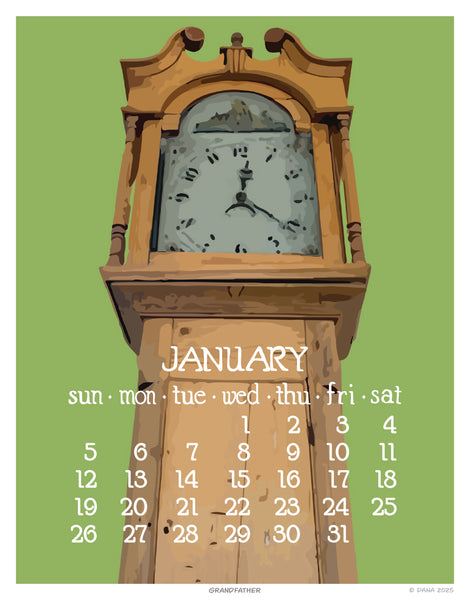 2025 Desk Calendar