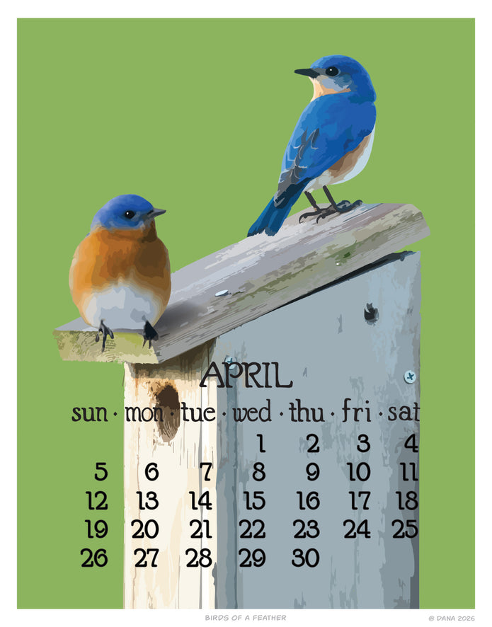 2026 5x7 Flip Calendar