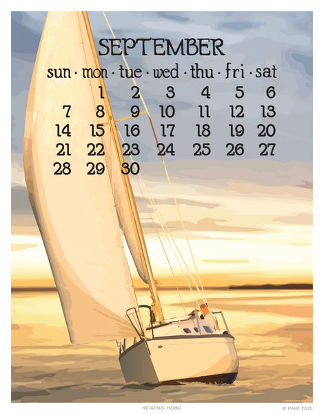 2025 Desk Calendar