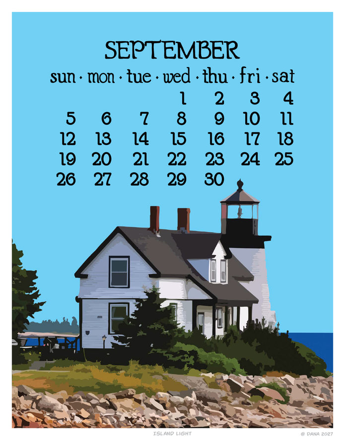 2027 5x7 Flip Calendar