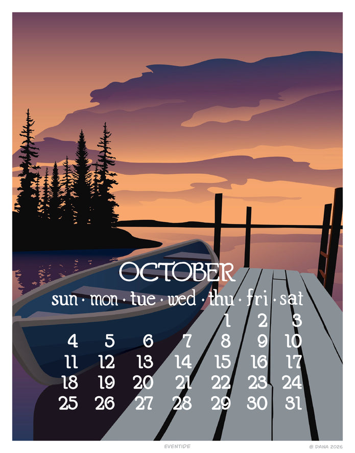 2026 11x14 Wall Calendar