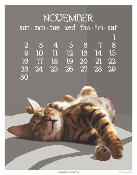 2025 Desk Calendar