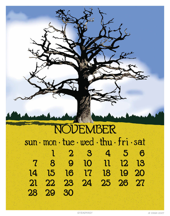 2027 5x7 Flip Calendar