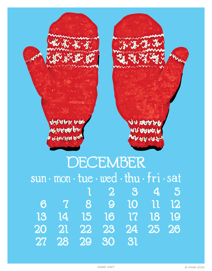 2026 5x7 Flip Calendar