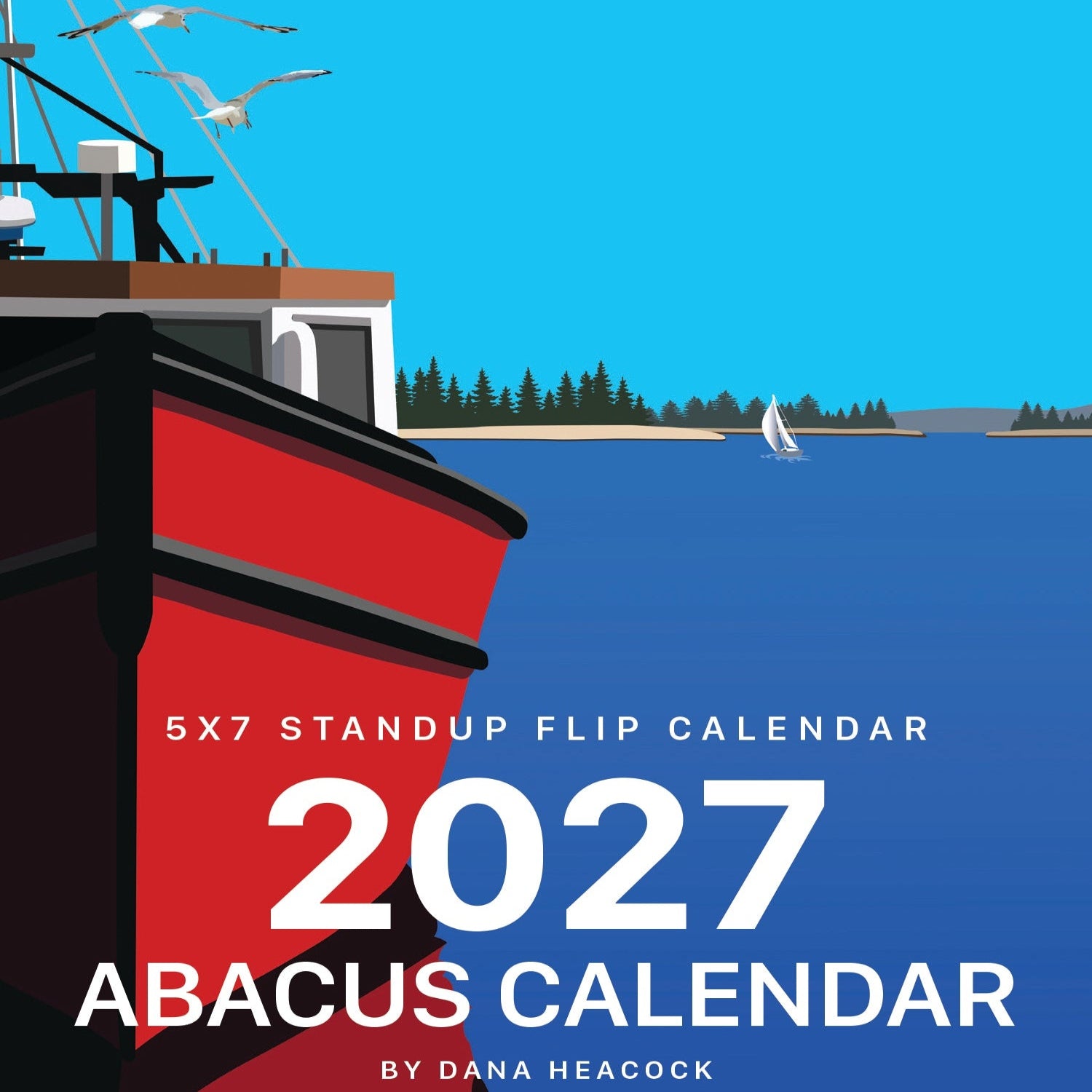 2027 5x7 Flip Calendar