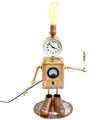 Clock Head Robot Sculpture