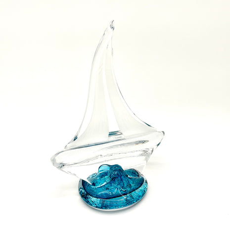 Large Glass Sailboat