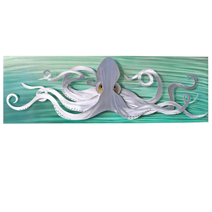 Stainless Steel Octopus Sculpture