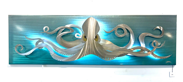 Stainless Steel Octopus Sculpture