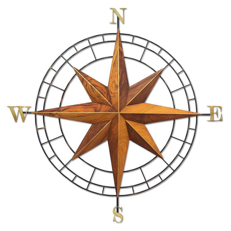 Teak Compass
