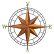 Teak Compass