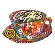 Painted Coffee Clock