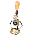 Clock Head with Tray Robot Sculpture