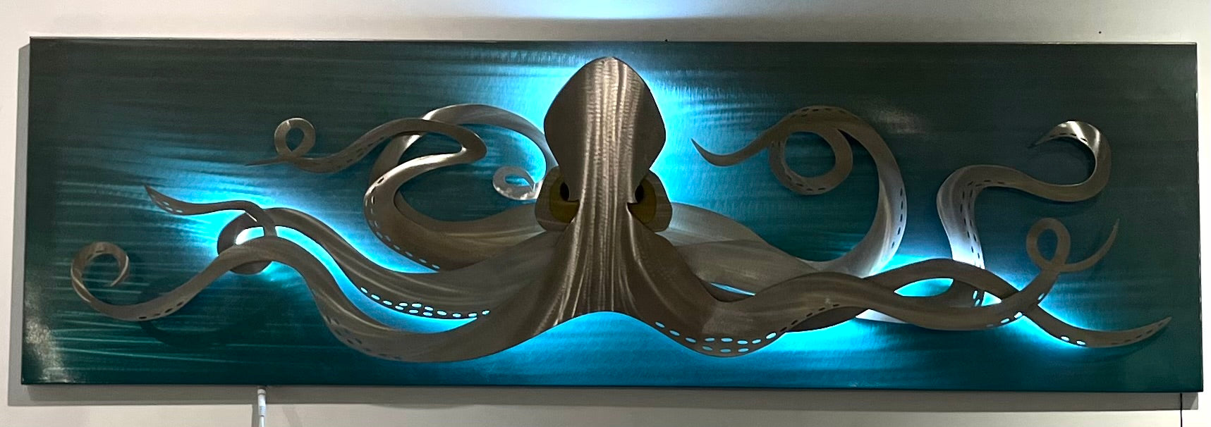 Stainless Steel Octopus Sculpture