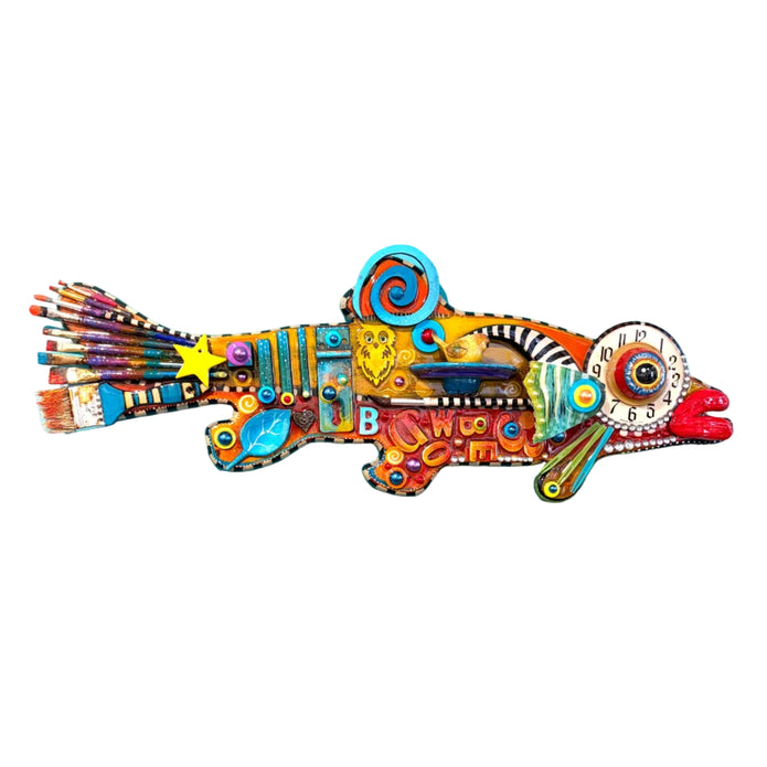 Long Fish Wall Sculpture