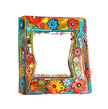 Floral Pattern Painted Mirror
