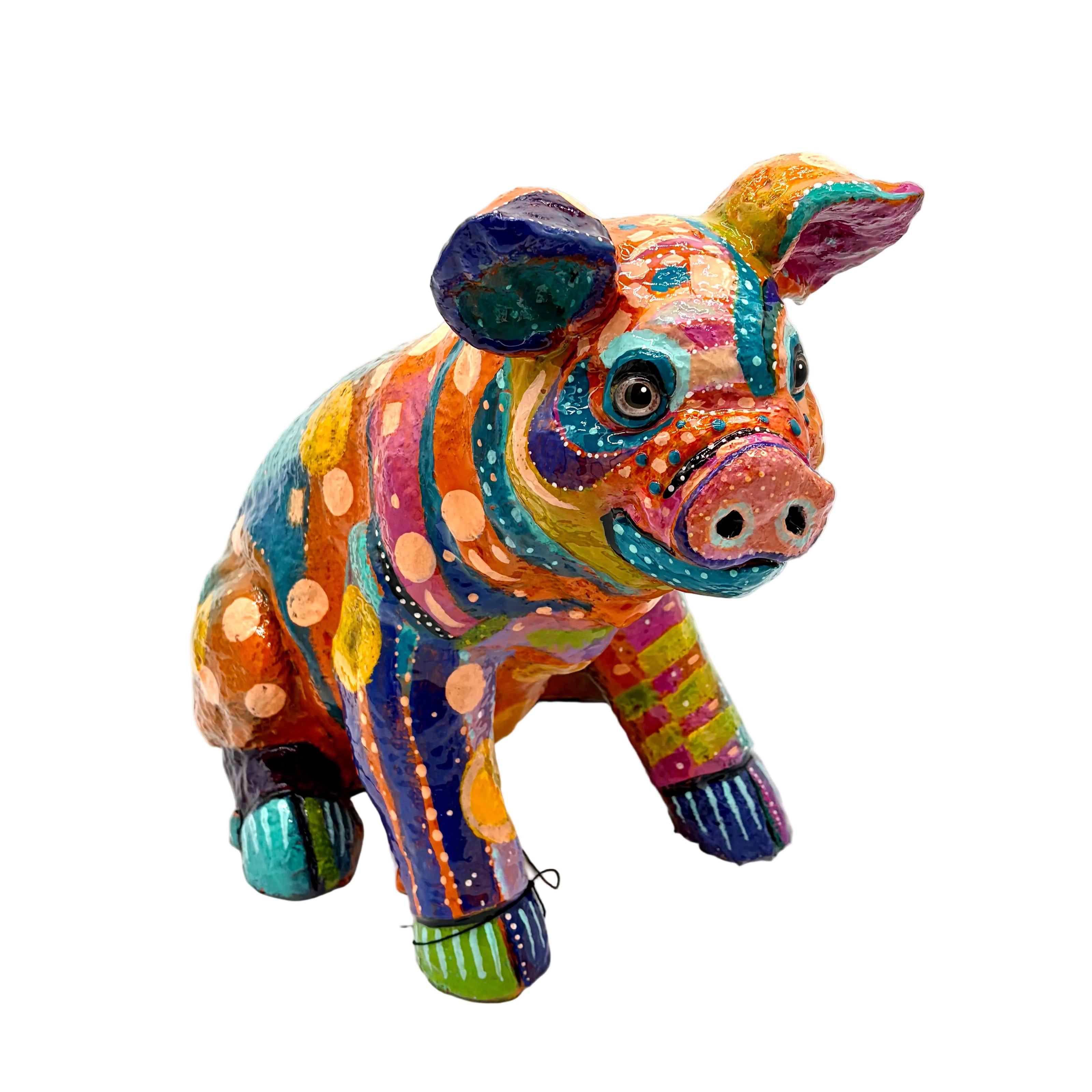 Sitting Pig Sculpture