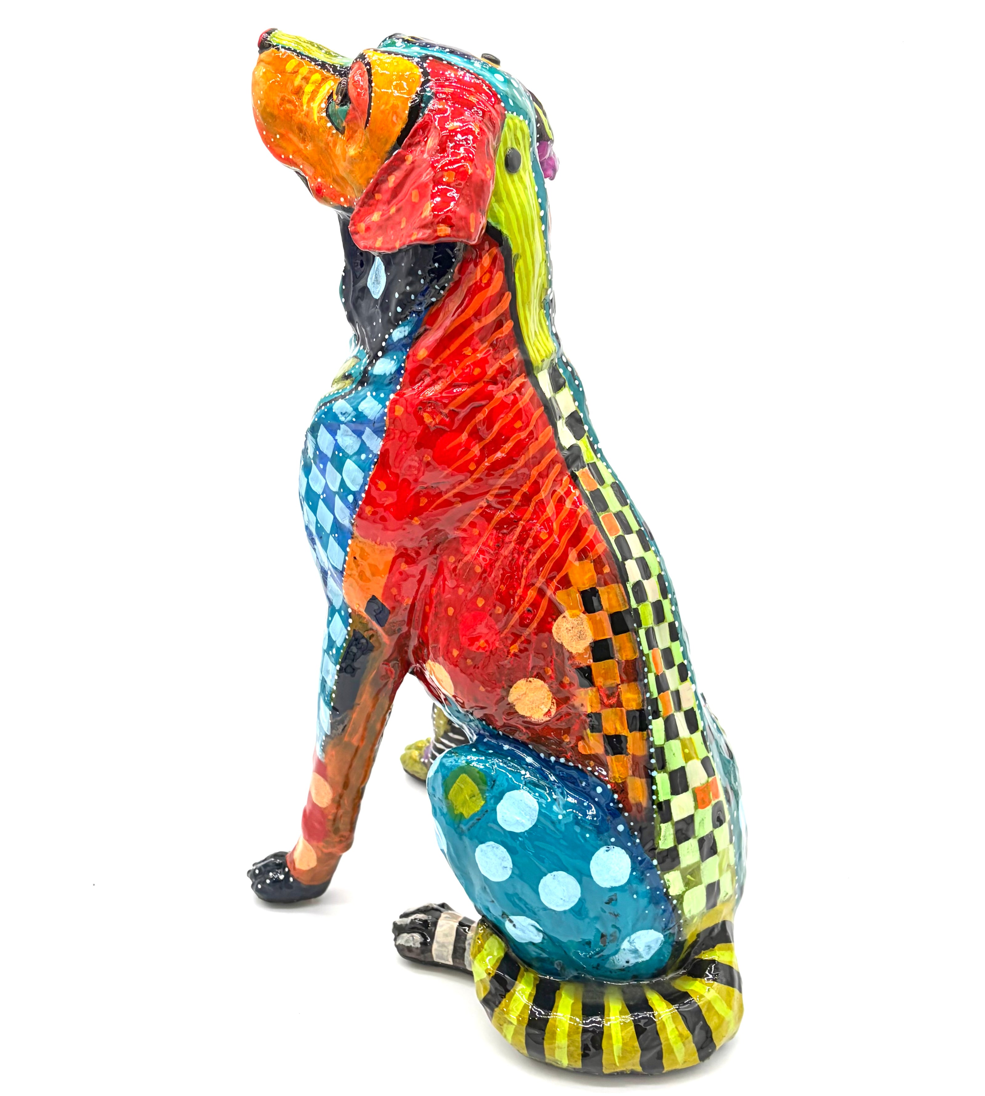Sitting Dog Sculpture