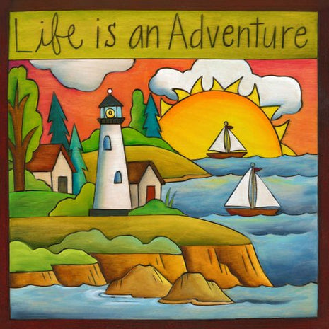 Life is an Adventure Wall Plaque