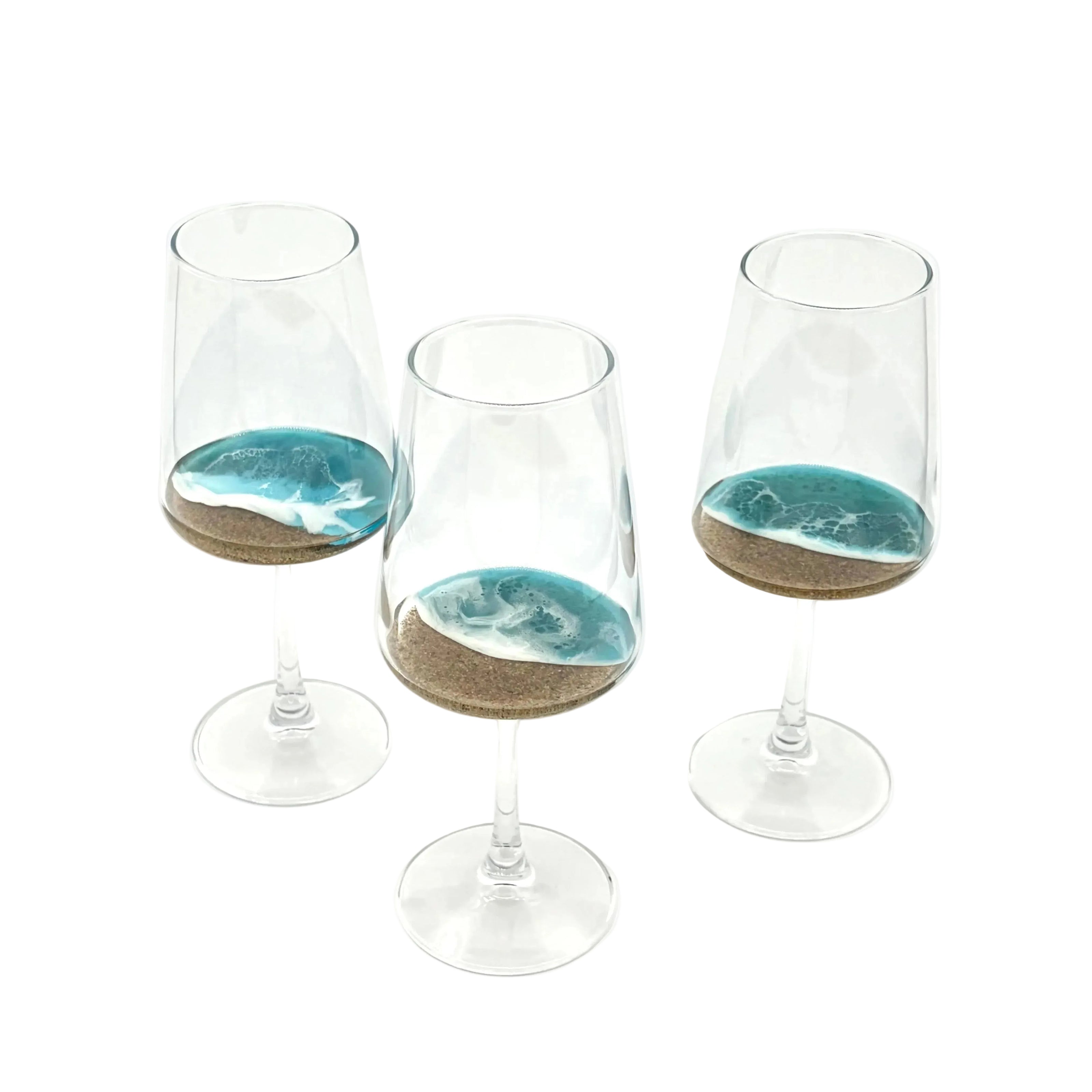Oceanscape Wine Glass