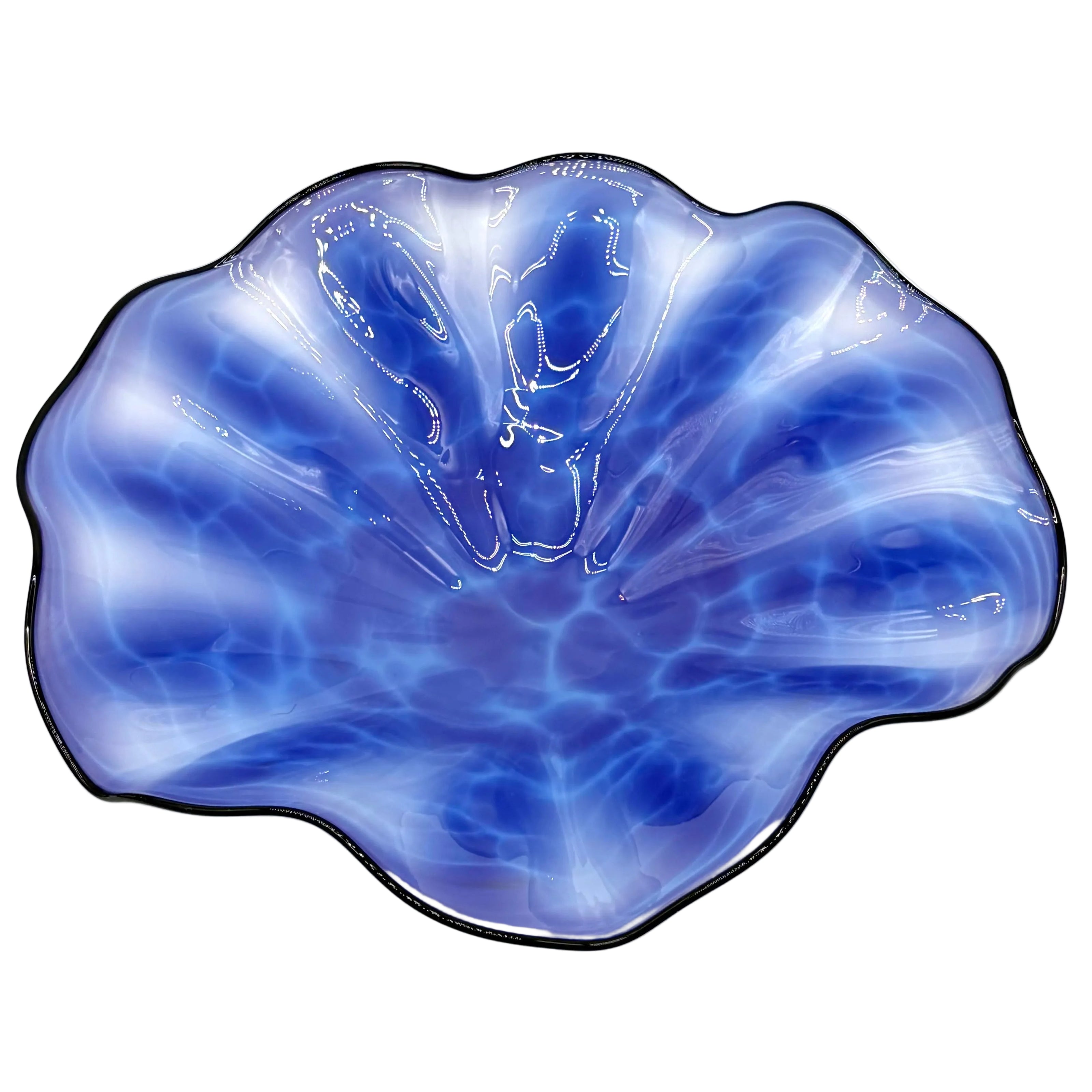 Macomber Glass Blue Bowl