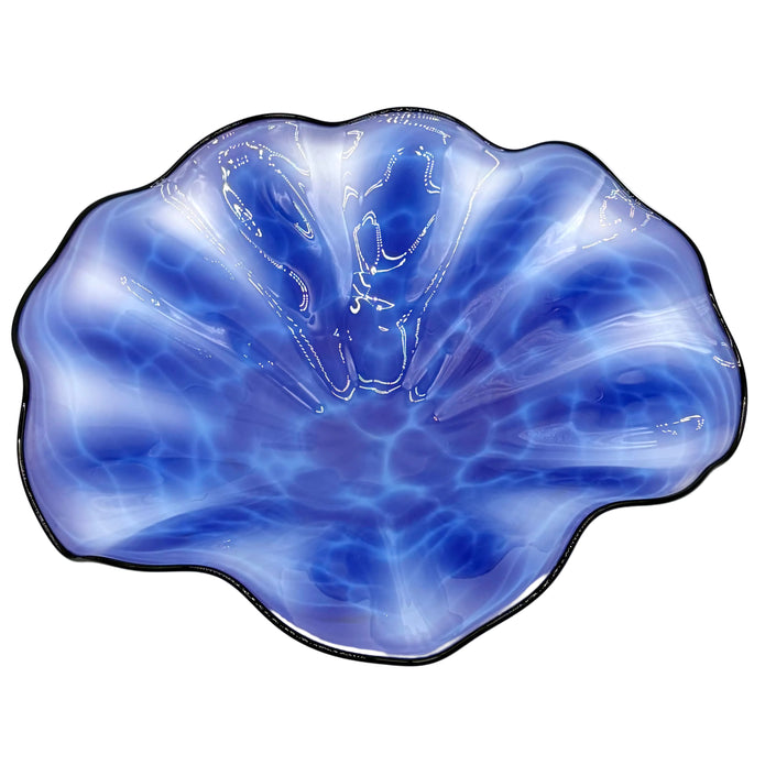 Macomber Glass Blue Bowl