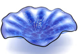 Macomber Glass Blue Bowl