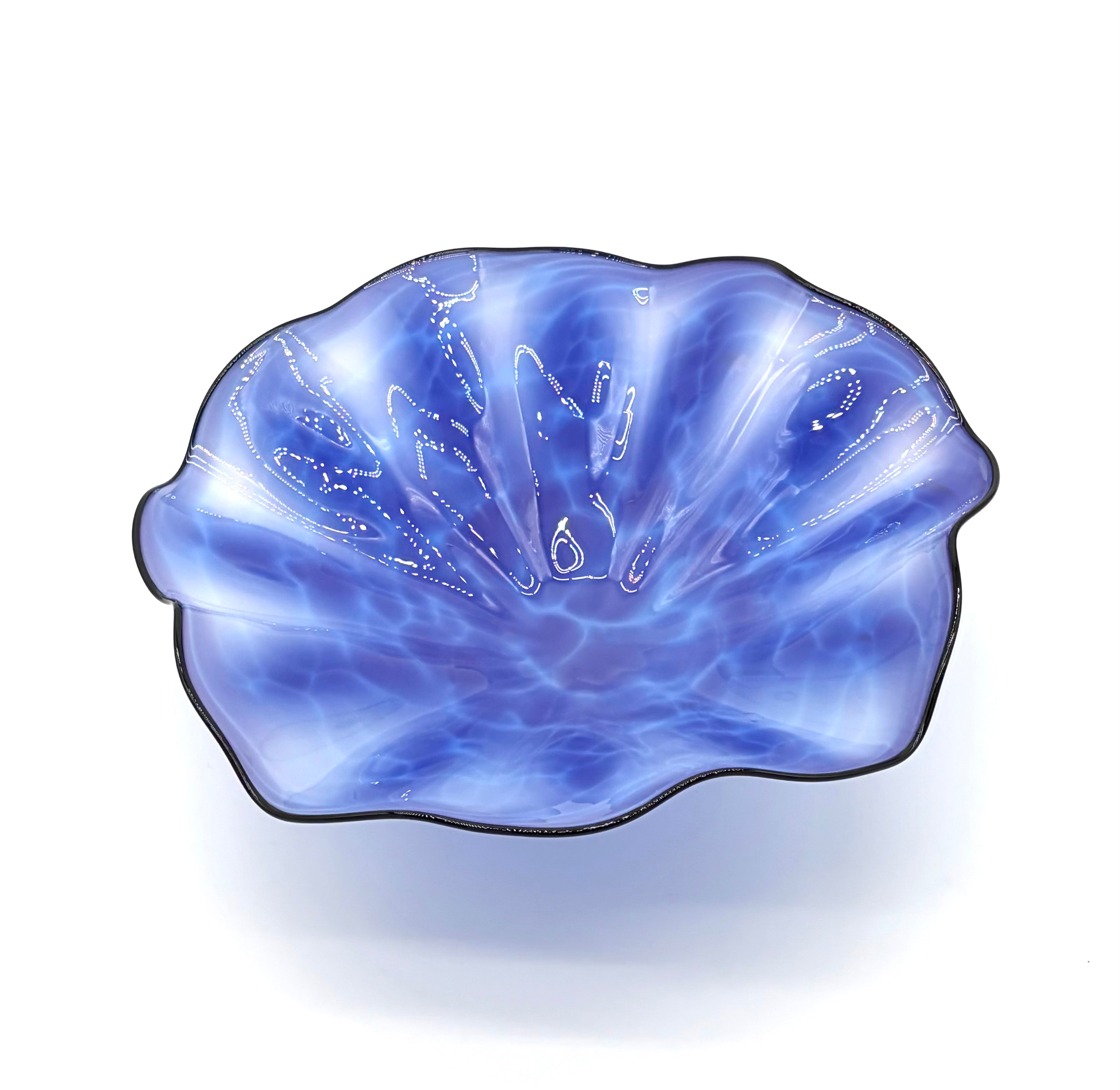 Macomber Glass Blue Bowl
