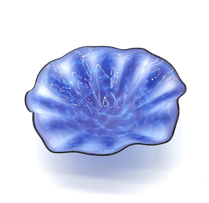 Macomber Glass Blue Bowl