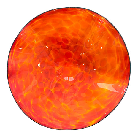 Macomber Glass Large Orange Bowl