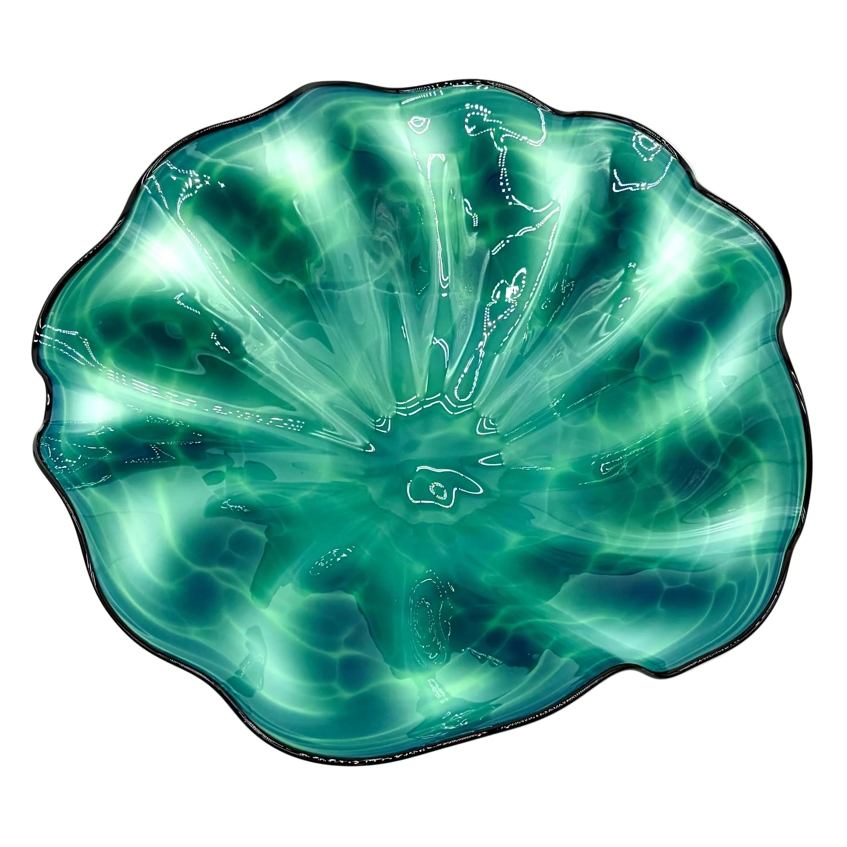 Macomber Glass Green Bowl