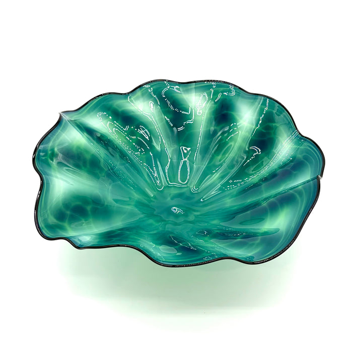 Macomber Glass Green Bowl