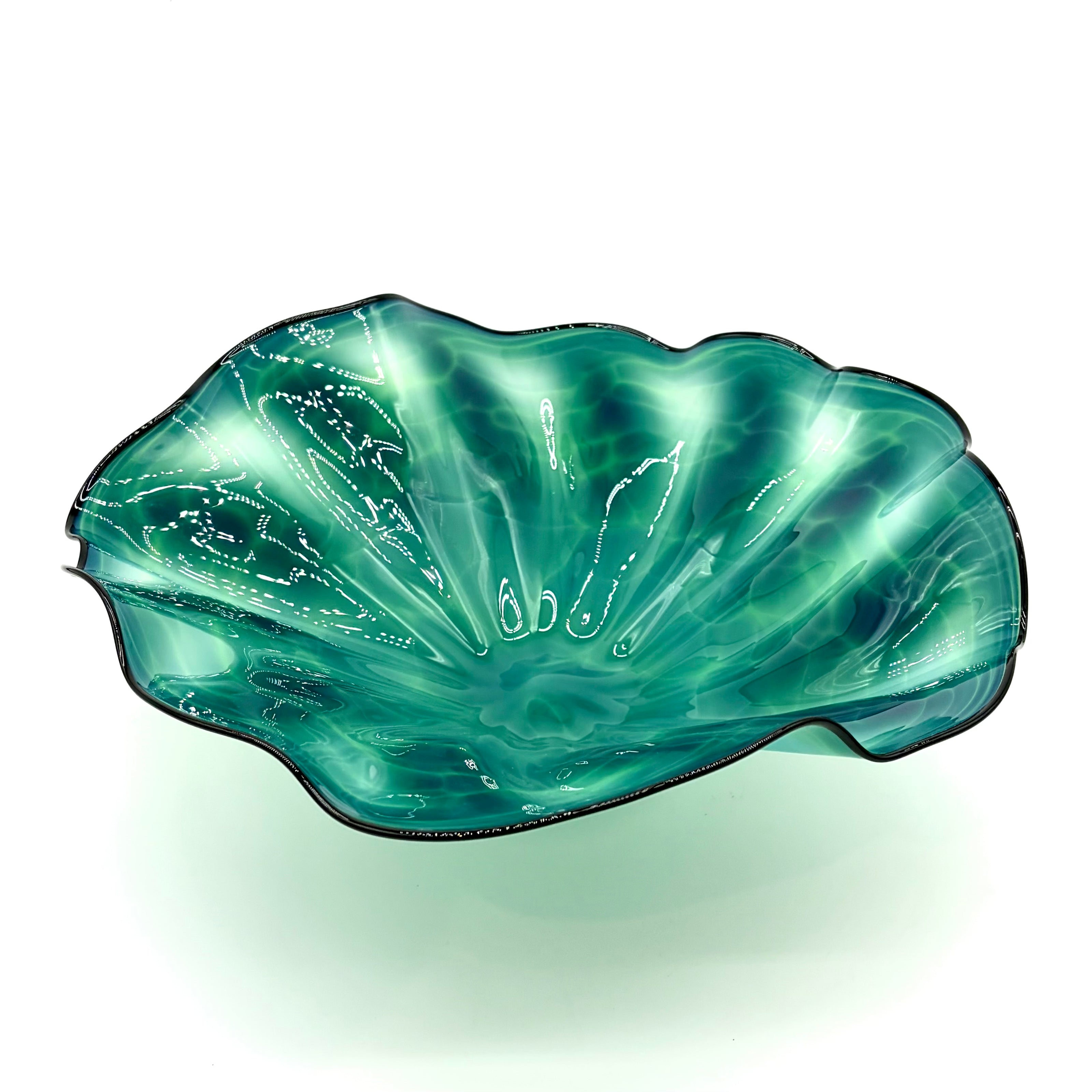 Macomber Glass Green Bowl