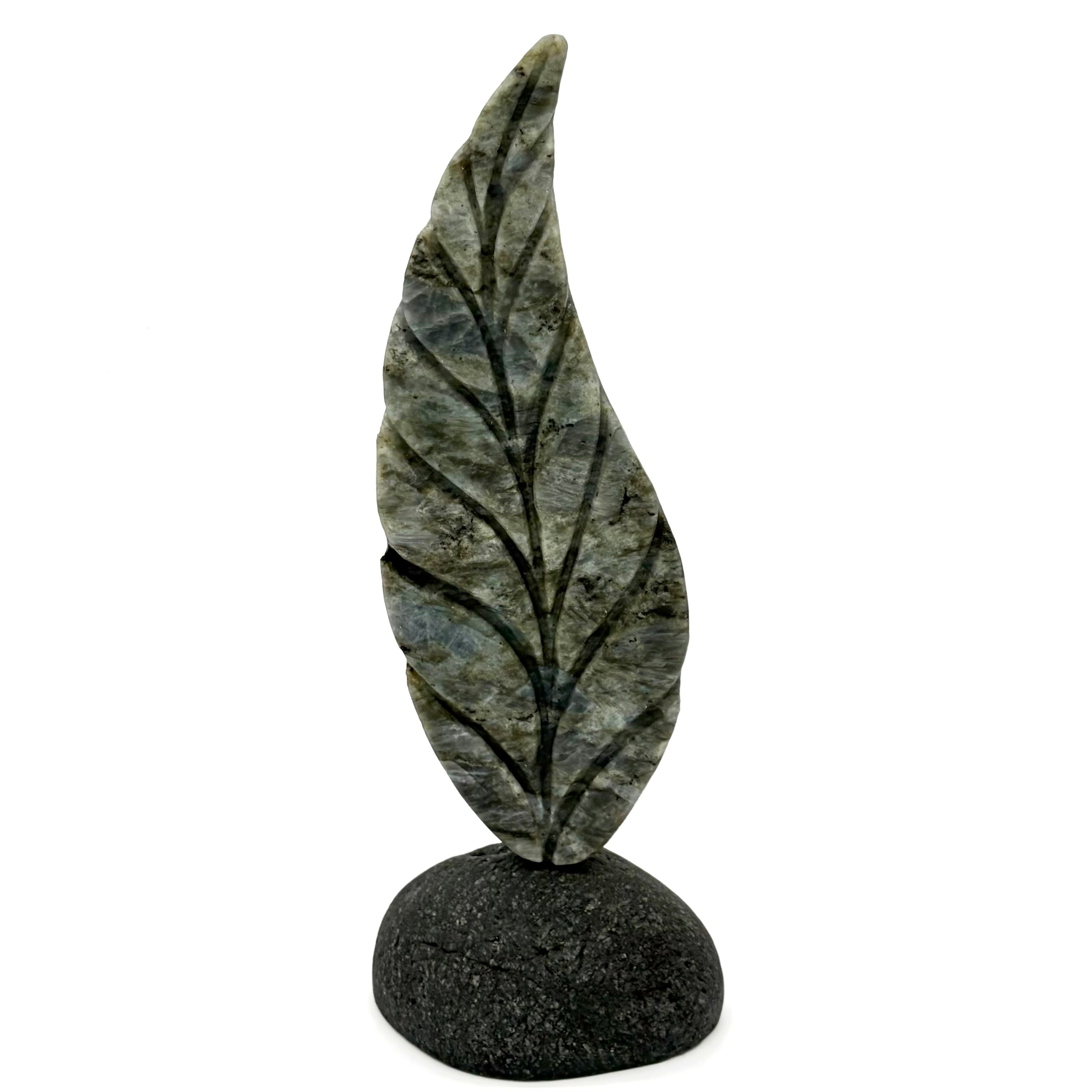 Stone Leaf Sculpture