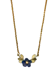Blue Violet Necklace