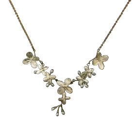 White Hydrangea Necklace