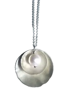 Double Dish Necklace