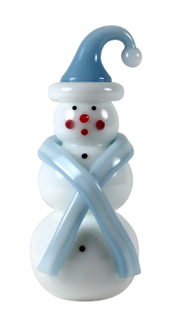 Blue Stocking Snowman