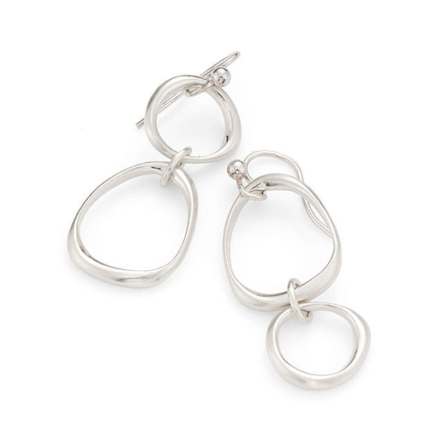 Organic Circle Earrings
