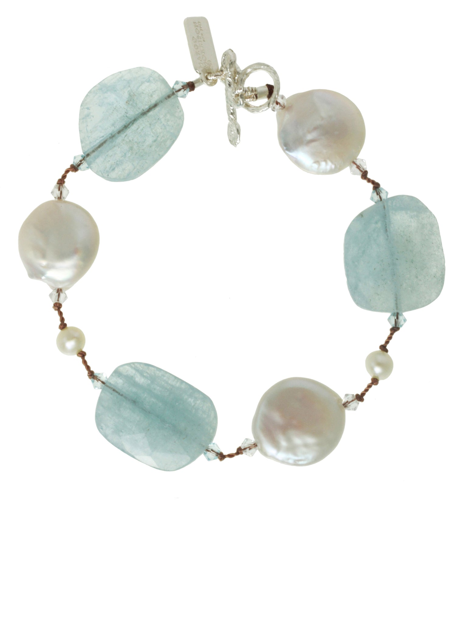 Faceted Aquamarine Bracelet