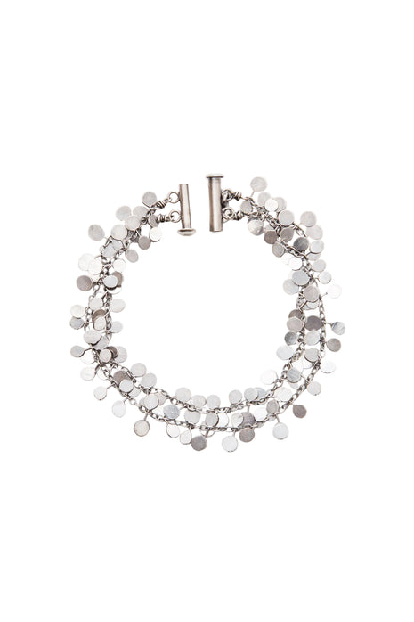 Coined Silver Bracelet