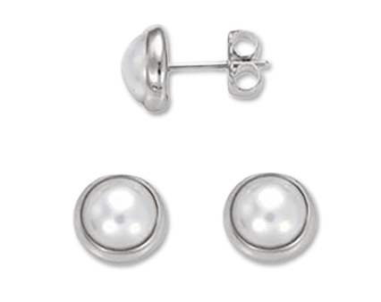 Button Earrings