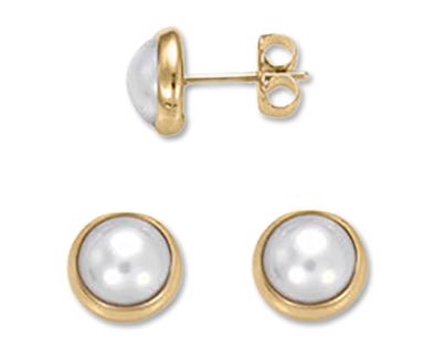 Button Earrings