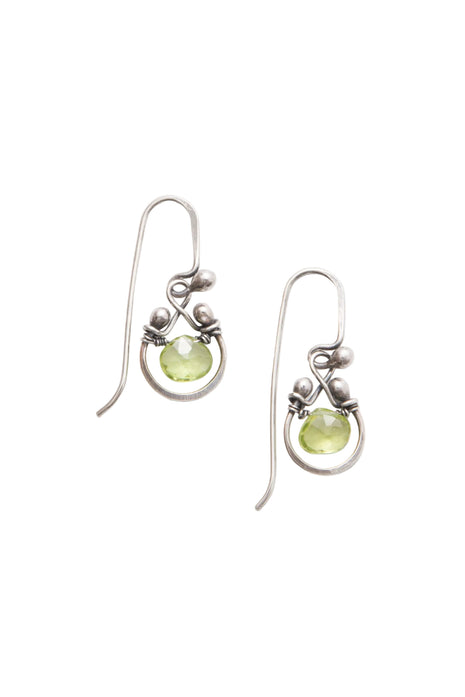 Horseshoe Earrings with Gemstone