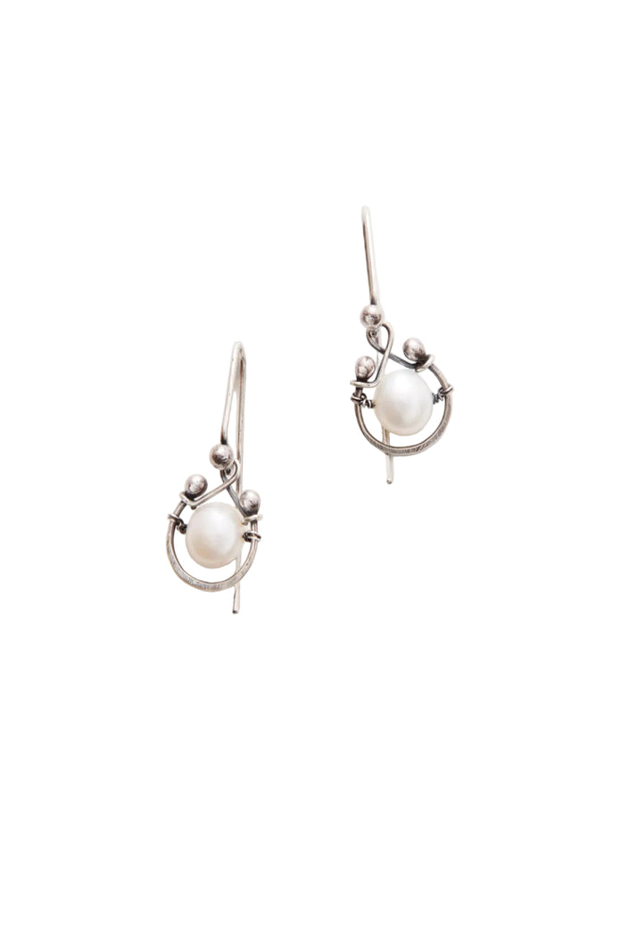 Horseshoe Earrings with Gemstone