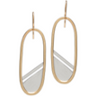 Long Open Oval Earrings