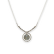 Labradorite Coin Necklace