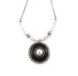 Round Pendant with Freshwater Pearls