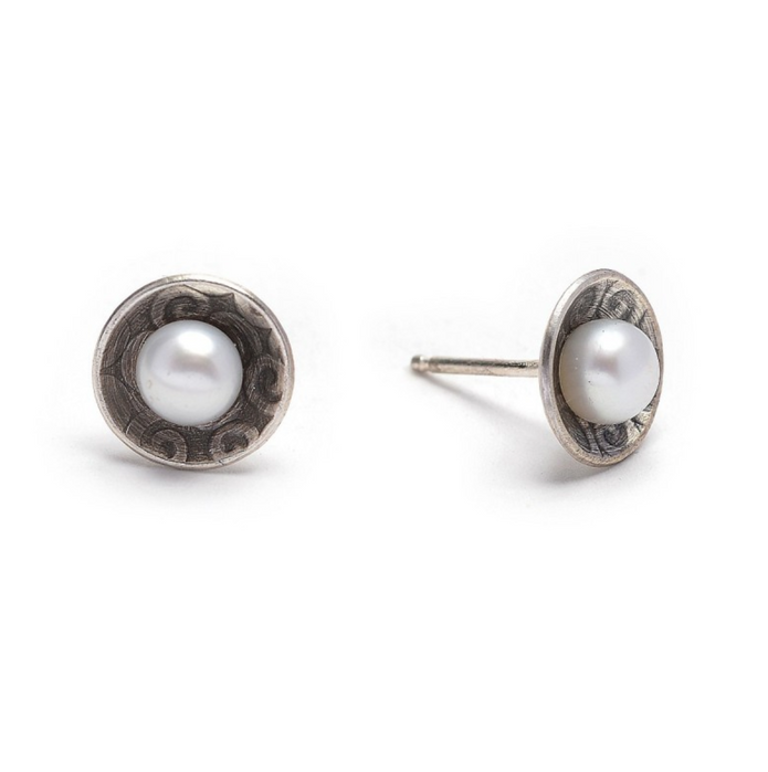 Freshwater Pearl Post Earrings